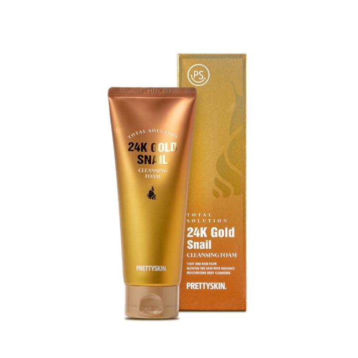 24K Gold Snail Cleansing Foam
