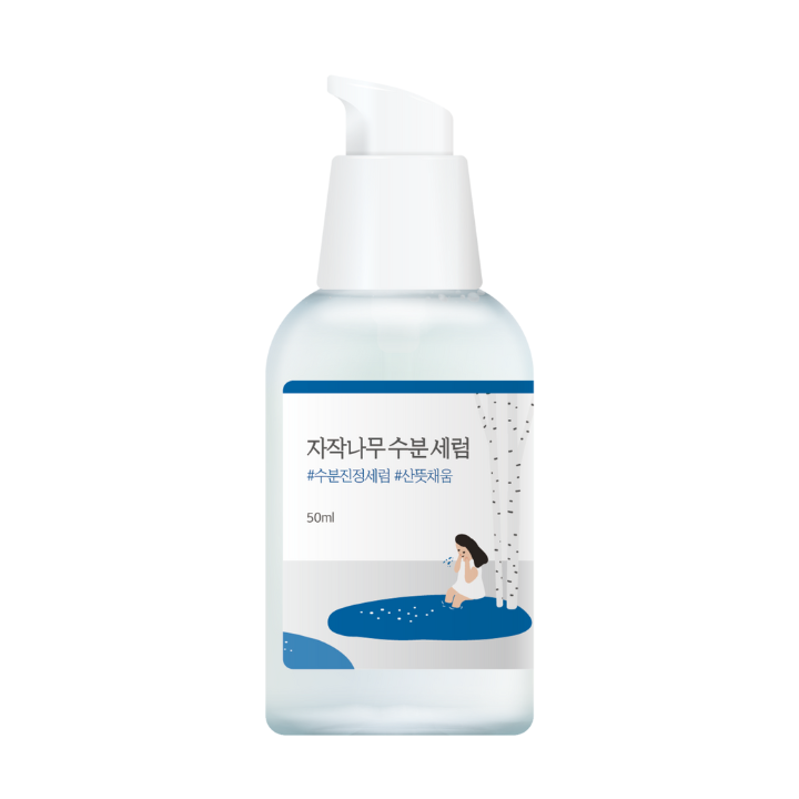 Round lab birch juice serum
