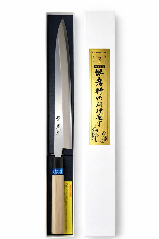 Faca Japonesa Sakai Takayuki 300mm – Yanagiba Tradicional